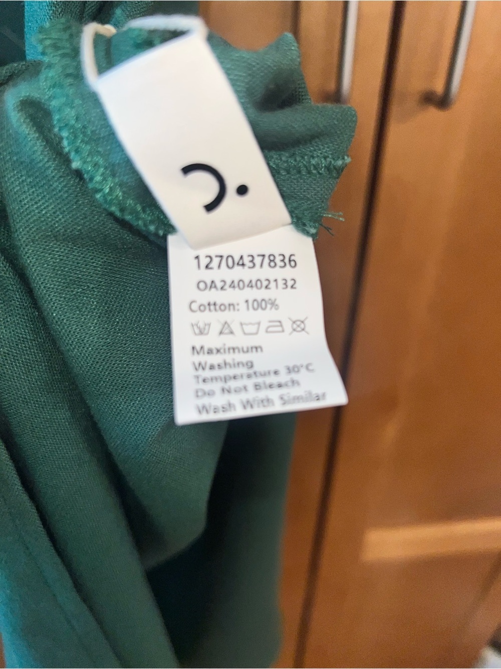 Commense Emerald Green Linen Slip Maxi Dress - Picture 6 of 10